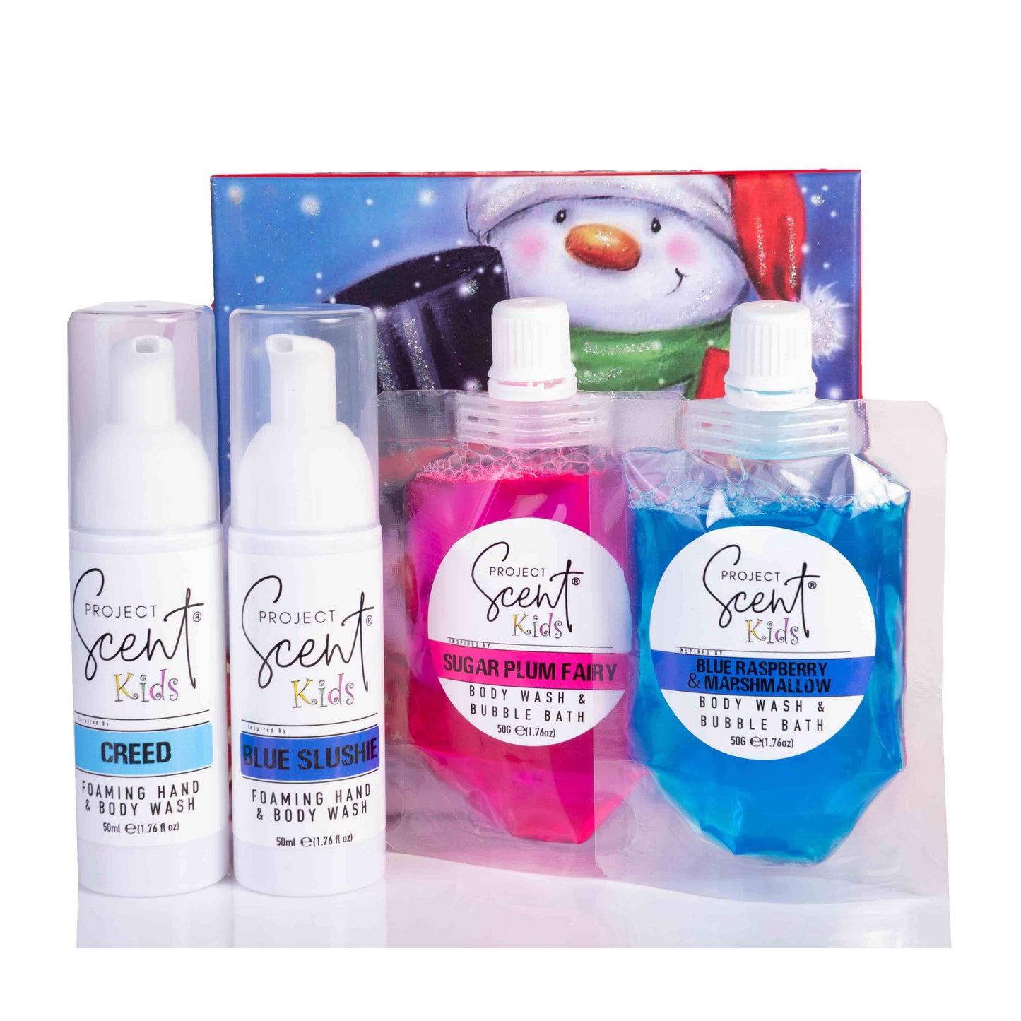 Christmas Kids Foamer & Body Wash/Bubble Bath Gift Set - Project Scent LTD