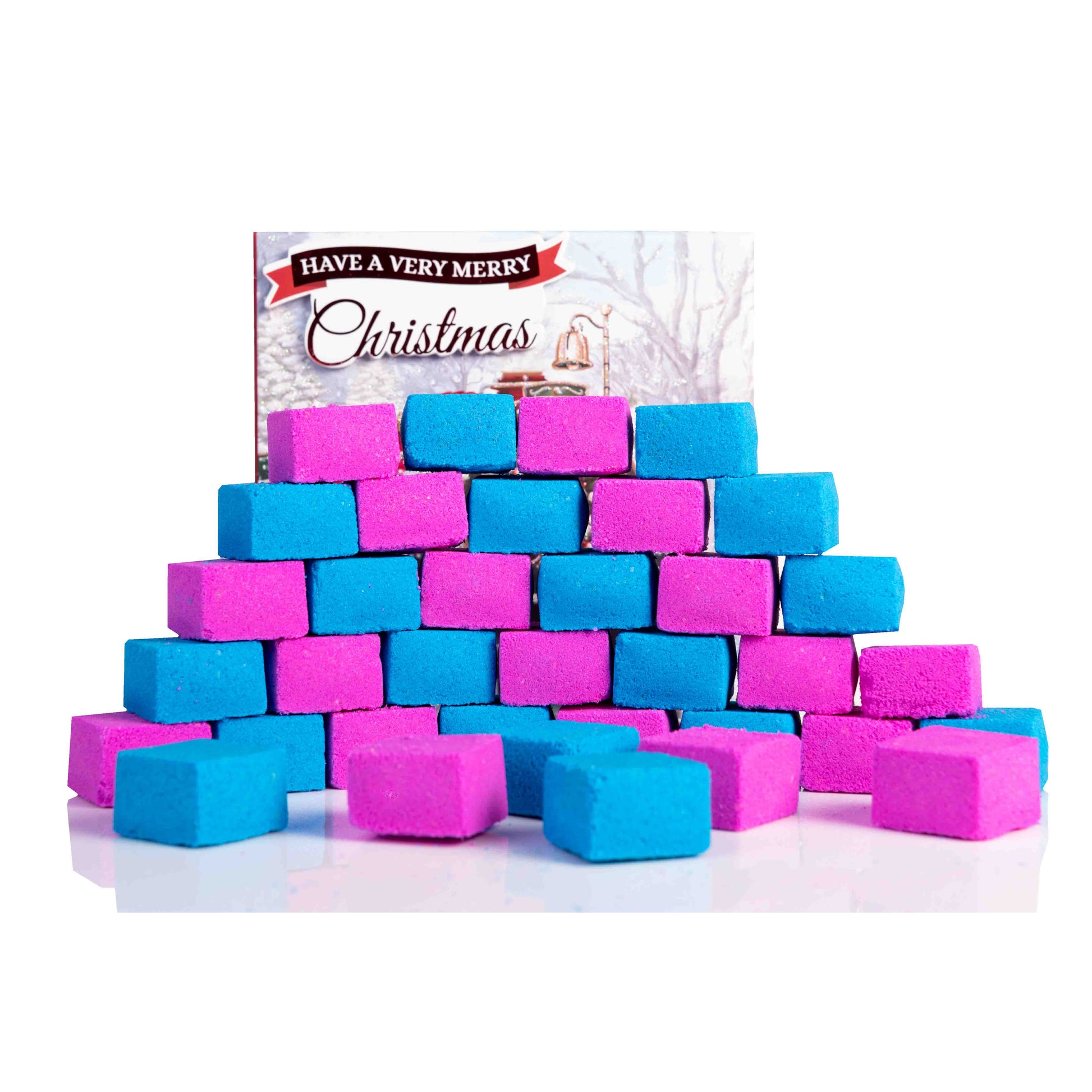 Christmas Kids 32 Bath Bomb Blocks Gift Set - Project Scent LTD