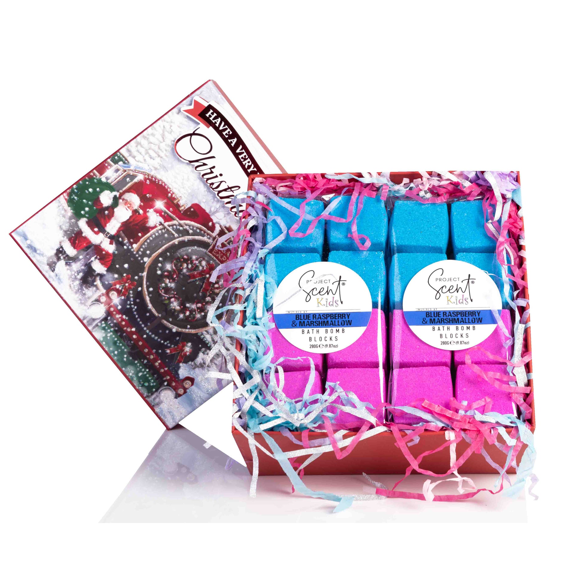 Christmas Kids 32 Bath Bomb Blocks Gift Set - Project Scent LTD