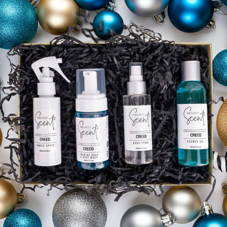 Men’s Christmas Gift Set – Shower Gel, Fabric Spray & Body Spray