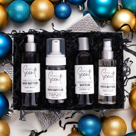 Men’s Christmas Gift Set – Shower Gel, Hand Wash & Body Spray Collection