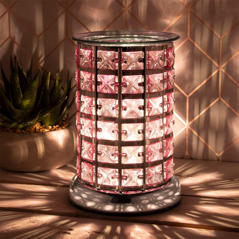 Crystal Touch Sensitive Electric Wax Burner Pink LP46010 - Project Scent LTD