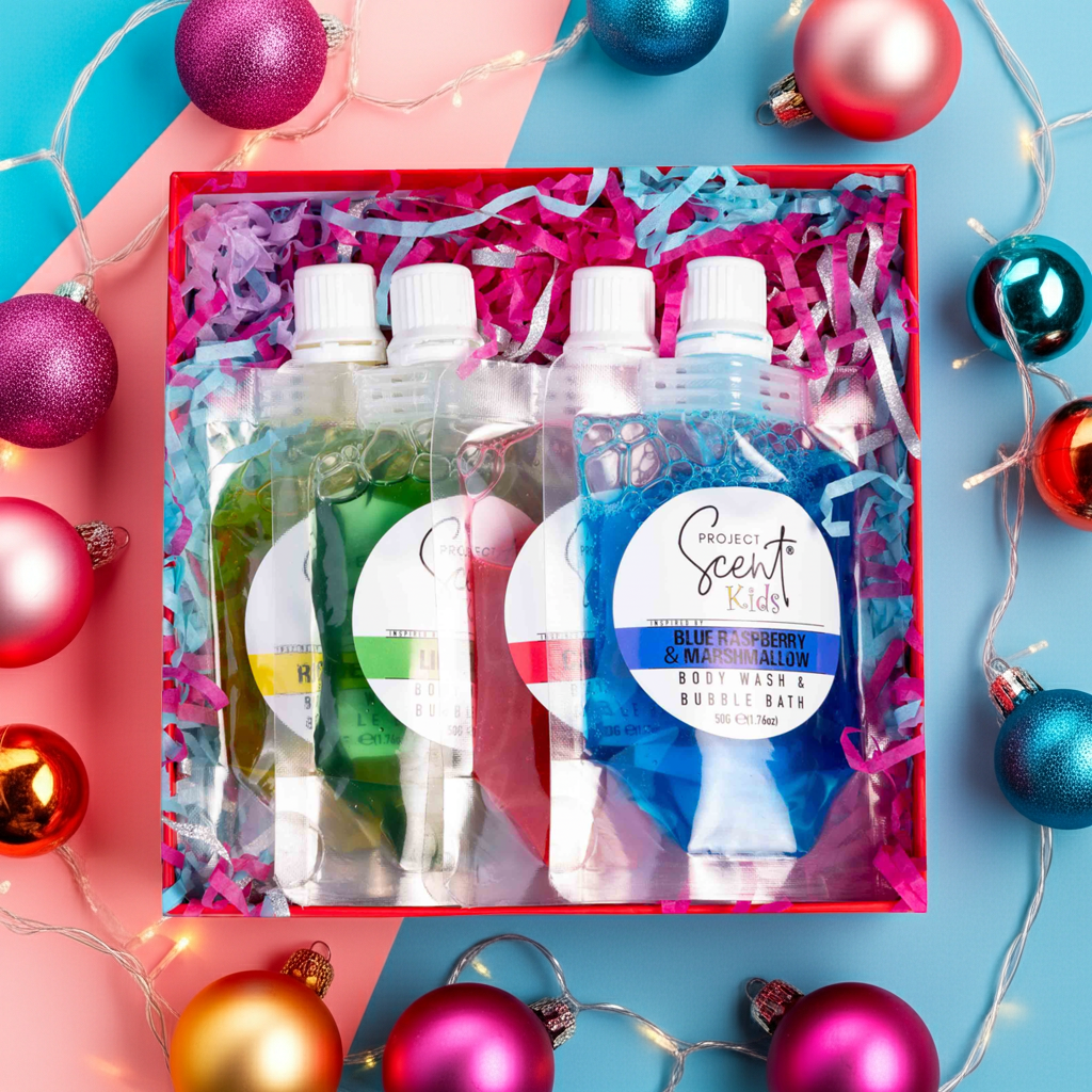 Christmas Kids 2 in 1 Body Wash/Bubble Bath Gift Set