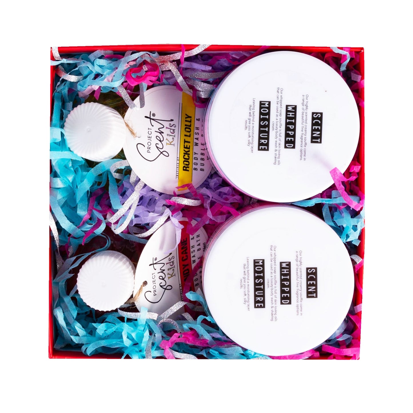 Christmas Kids Whipped & 2 in 1 Body Wash Bubble Bath Gift Set - Project Scent LTD