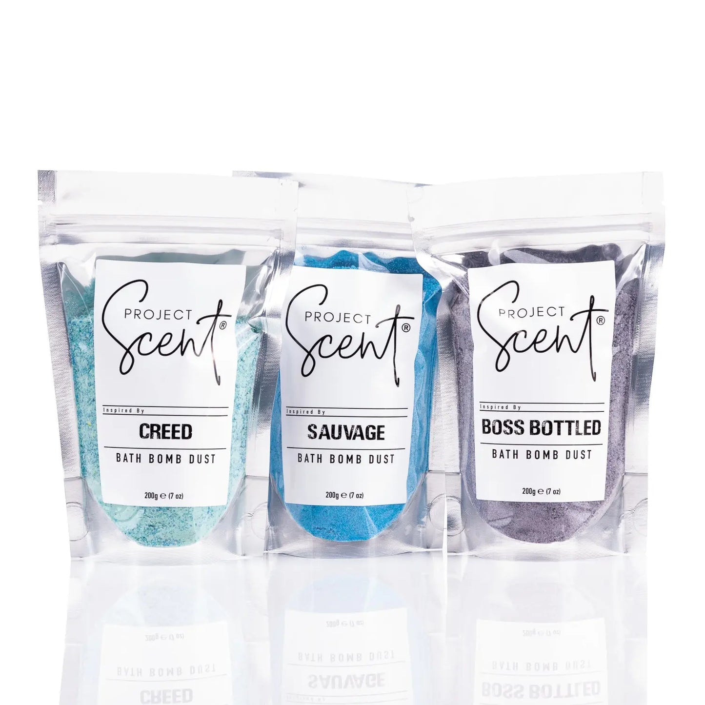 Bath Bomb Dust 200g Project Scent