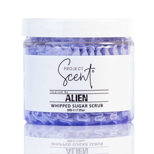 Alien Inspired Whipped Sugar Scrub With Vitamin E & Cocoa Butter 200g Project Scent