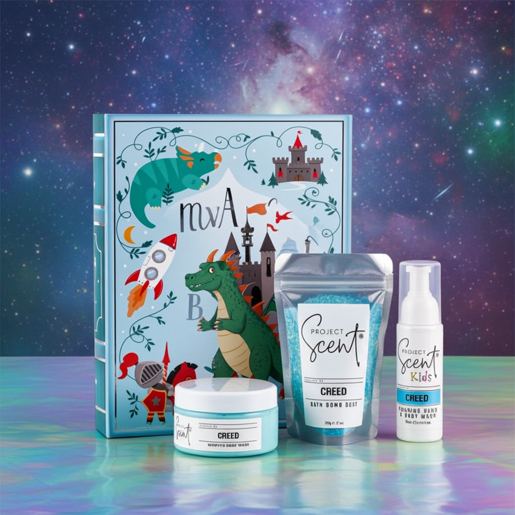 Book Box Gift Set – Bath Dust, Foamer & Soufflé