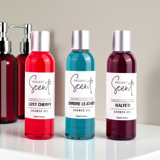Aftershave Inspired Shower Gel Bundle – Lost Cherry, Ombre Leather & Halfeti Dupe