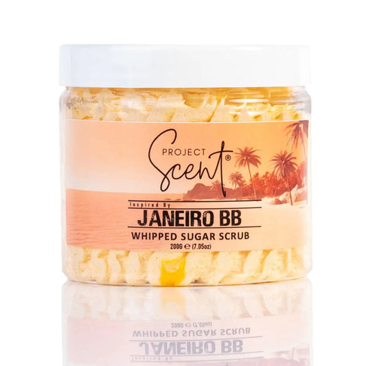 Janeiro BB Inspired Whipped Sugar Scrub With Vitamin E & Cocoa Butter 200g Project Scent
