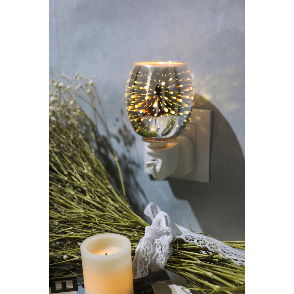 Silver Fireworks 3D Plug in Warmer L-7202 Sense Aroma
