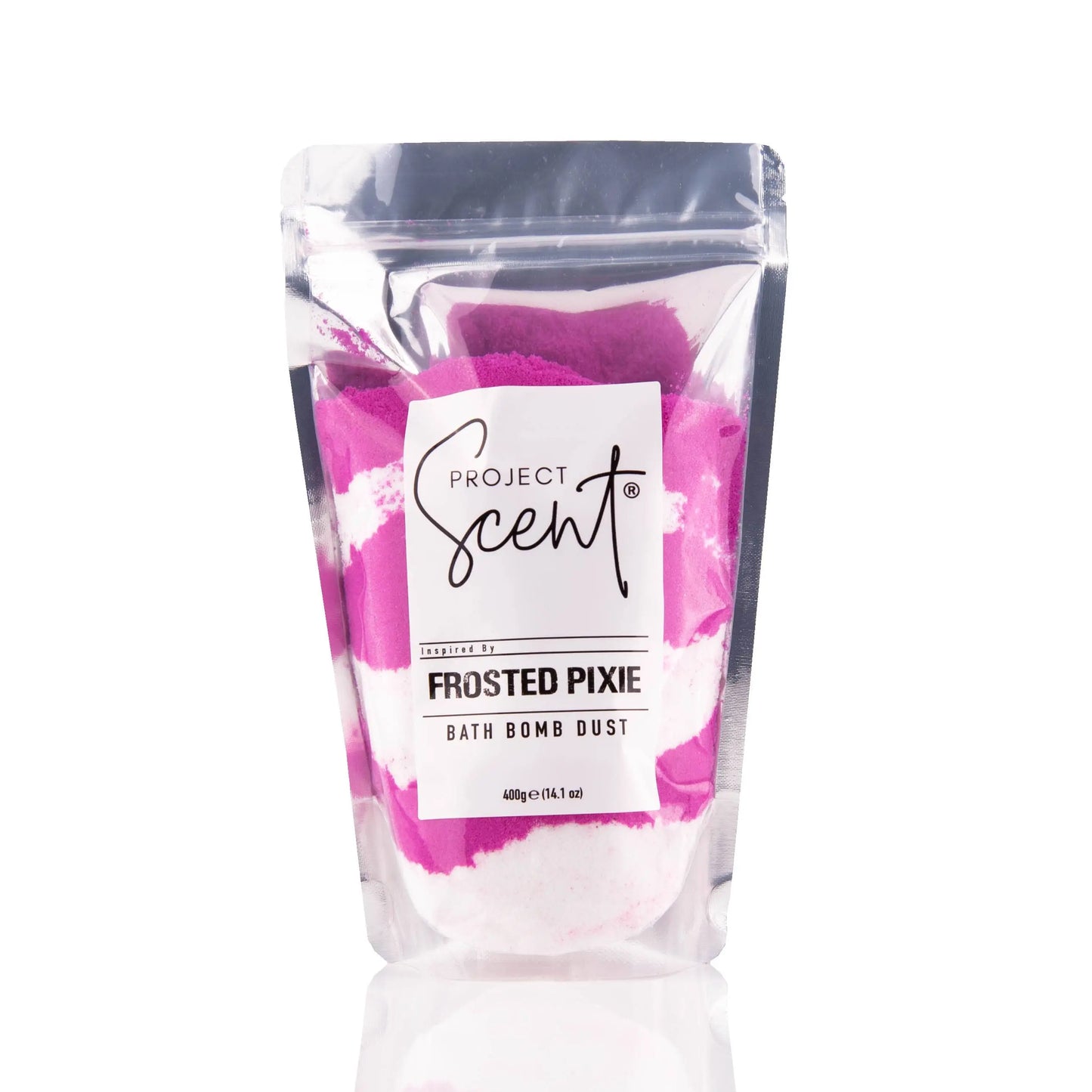 Frosted Pixie (Snow) Big Bath Bomb Dust 400g Project Scent