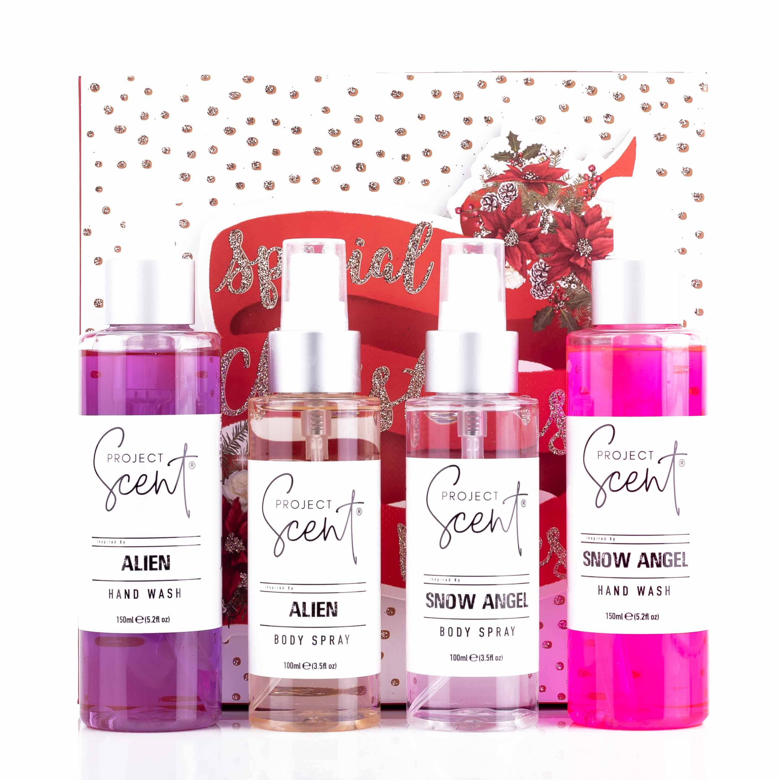 Christmas Women's Hand Wash & Body Spray Gift Box Project Scent LTD