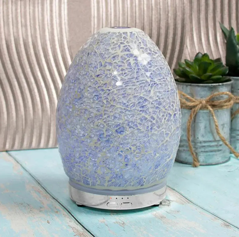 Lilac Mosaic Egg Aroma Humidifier Diffuser LP47488 Desire