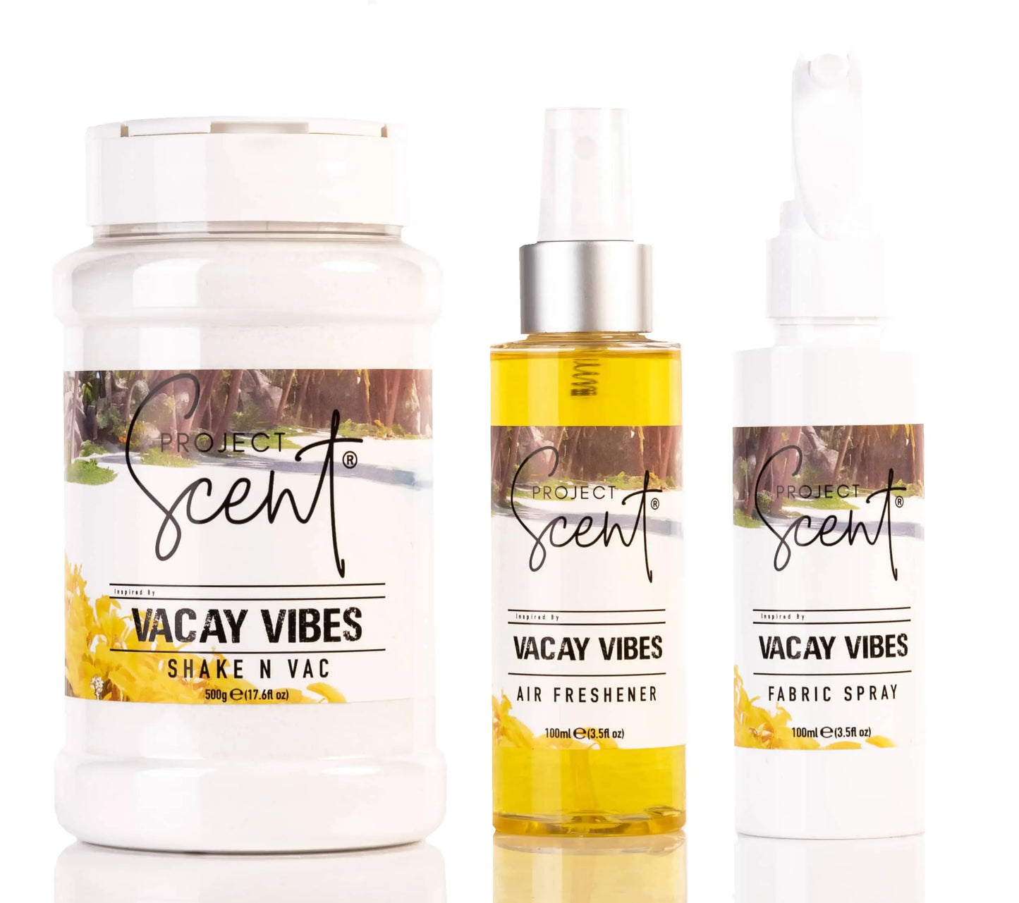 Vacay Insp Carpet, Fabric & Air Home Bundle Project Scent