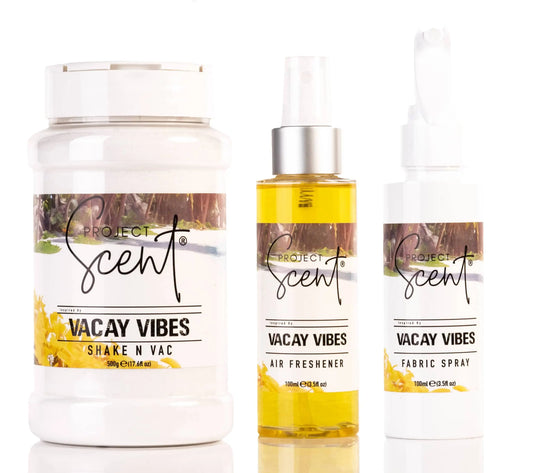 Vacay Insp Carpet, Fabric & Air Home Bundle Project Scent