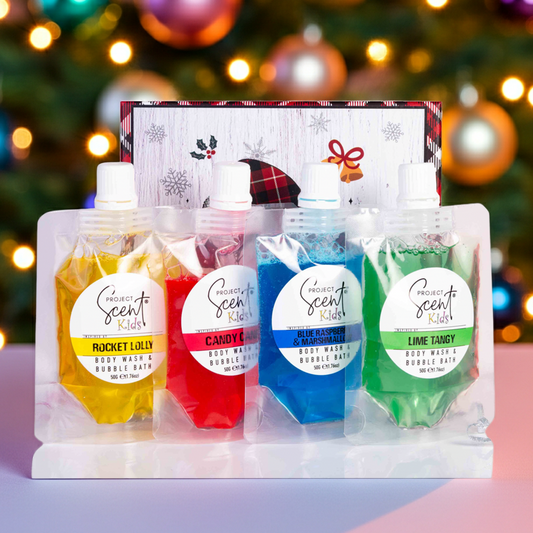 Christmas Kids 2 in 1 Body Wash/Bubble Bath Gift Set