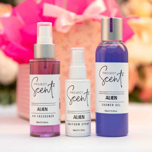 Luxury Pamper Gift Box – Shower Gel, Air Freshener & Uniform Spray Project Scent