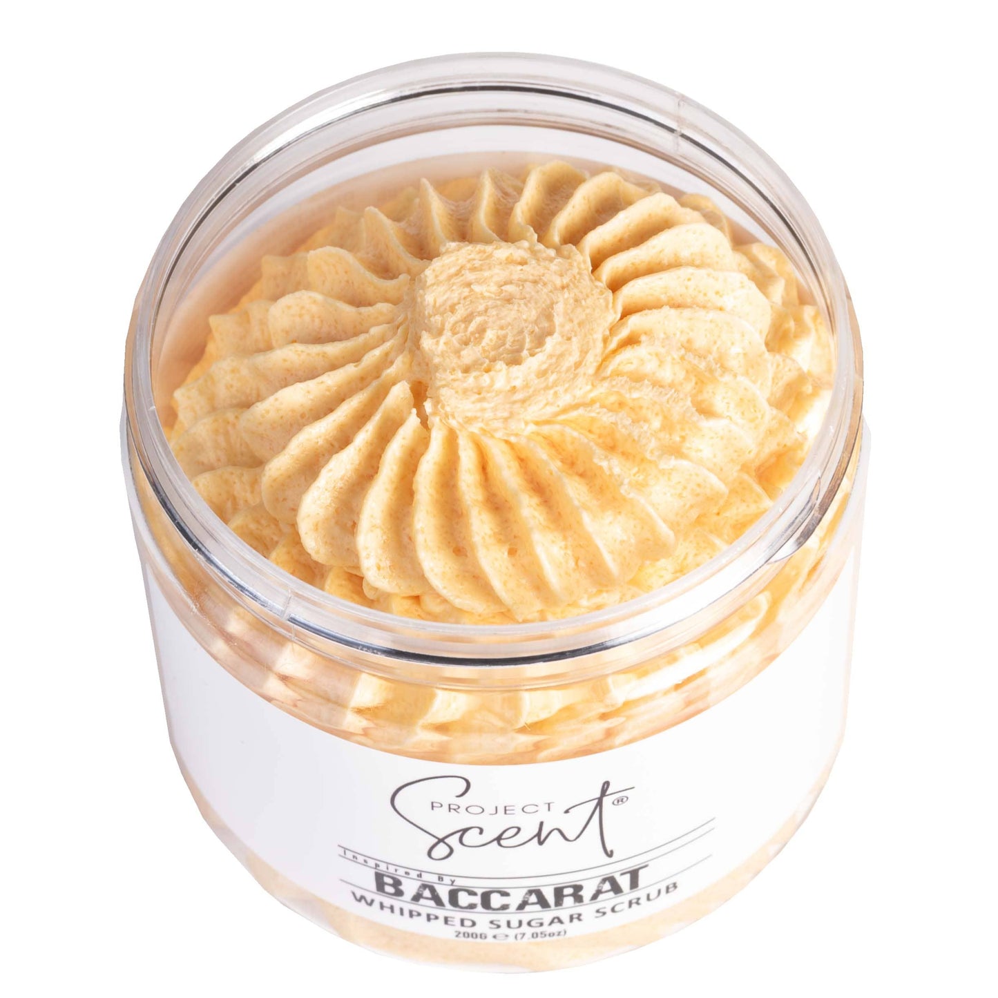 Baccarat Inspired Whipped Sugar Scrub With Vitamin E & Cocoa Butter 200g Project Scent