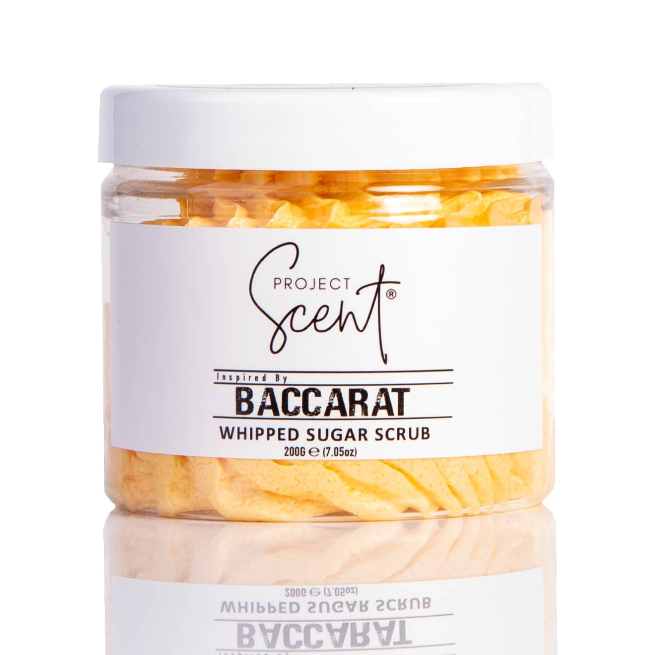 Baccarat Inspired Whipped Sugar Scrub With Vitamin E & Cocoa Butter 200g Project Scent