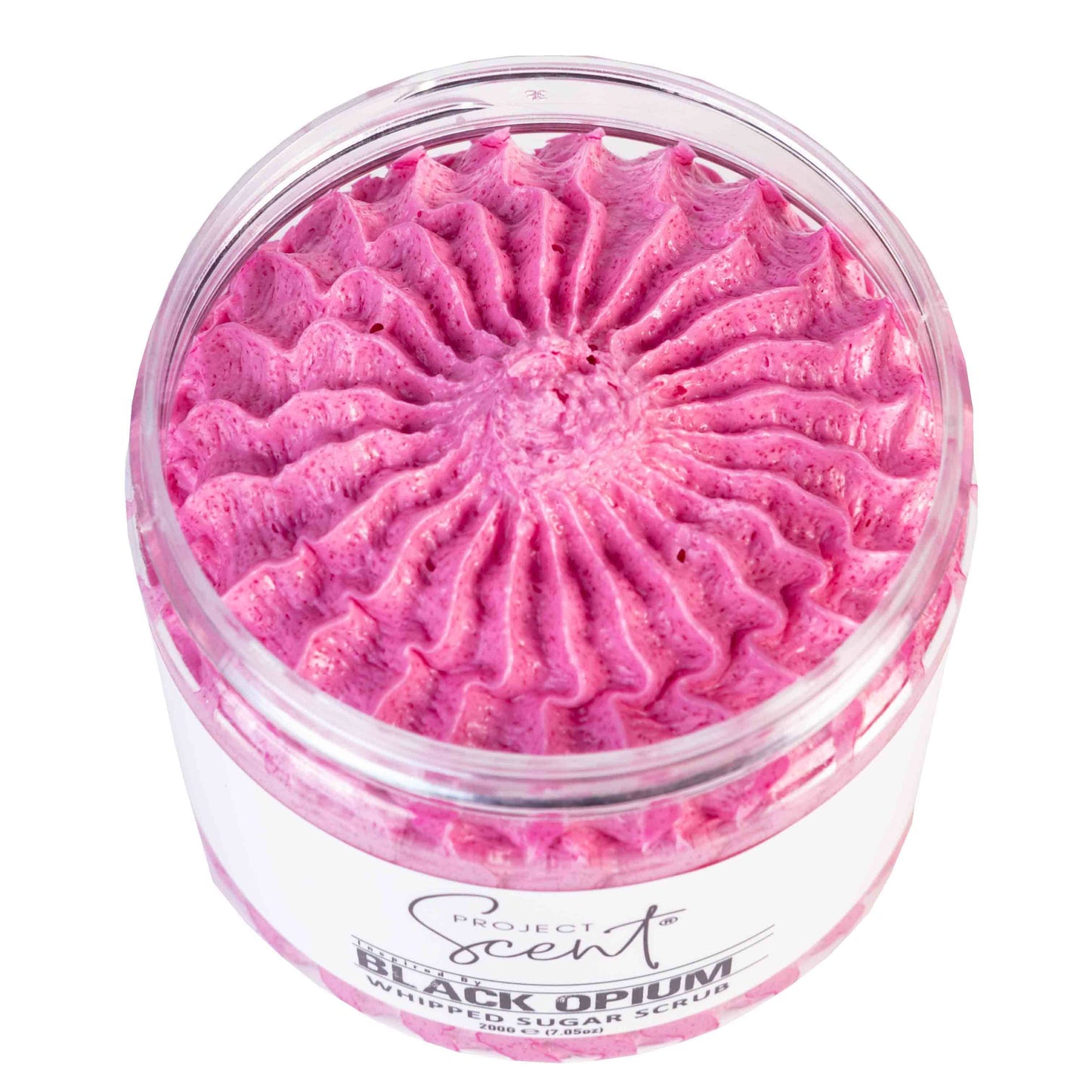 Black Opium Inspired Whipped Sugar Scrub With Vitamin E & Cocoa Butter 200g Project Scent