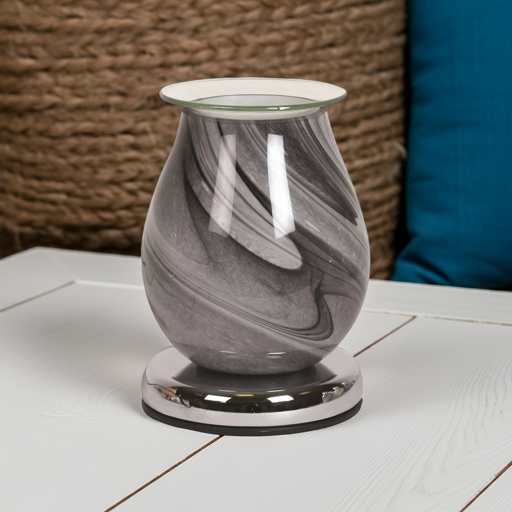 Electric Wax Burner Grey Swirl Touch AR1450