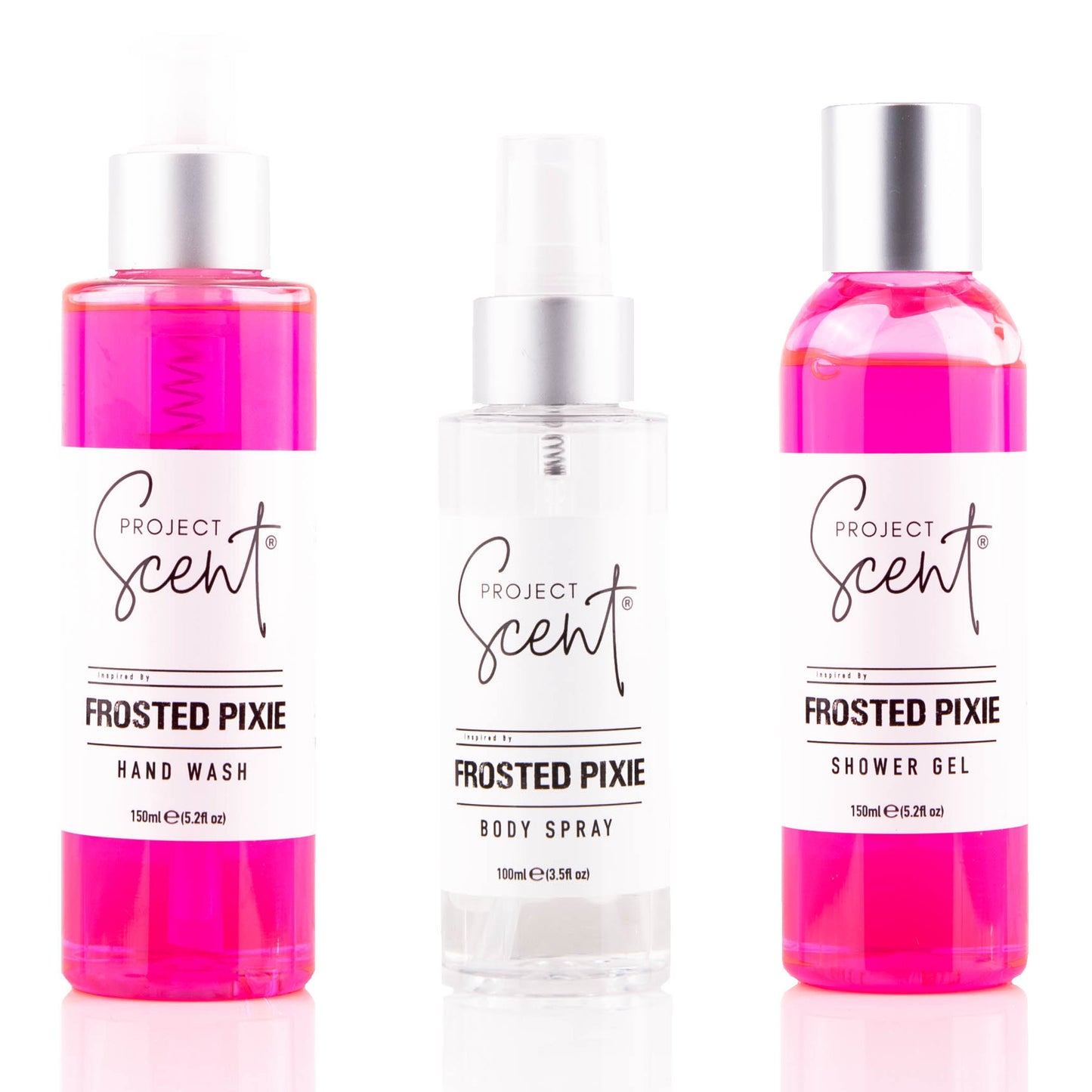 Frosted Pixie inspired bundle with hand wash shower gel and body spray handmade in the UK