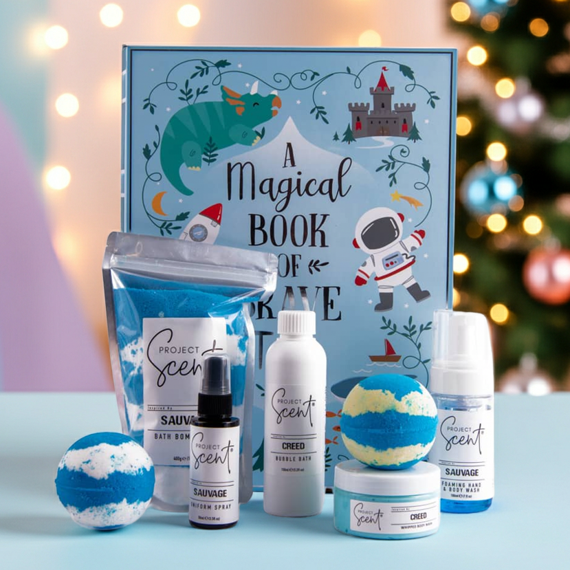 Book Gift Set – Kids Pamper Box with Bath Bombs & Bubble Bath