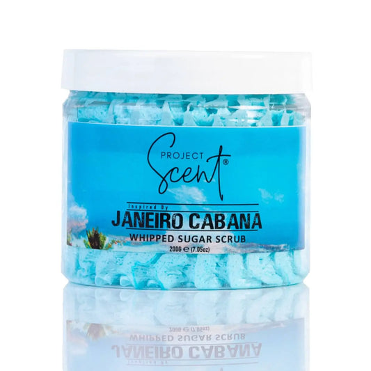 Janeiro Cabana Inspired Whipped Sugar Scrub With Vitamin E & Cocoa Butter 200g Project Scent
