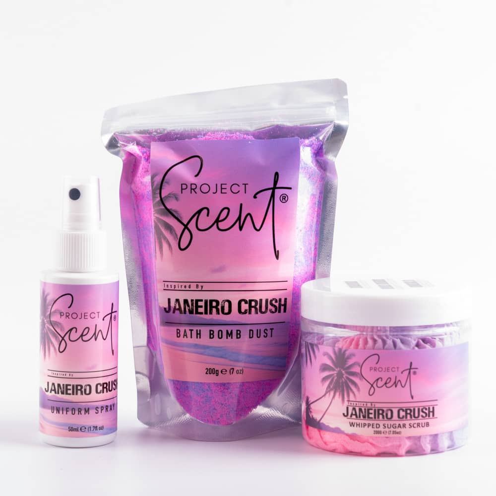 Santa Gift Set – Bath Dust, Whipped Sugar Scrub & Uniform Spray