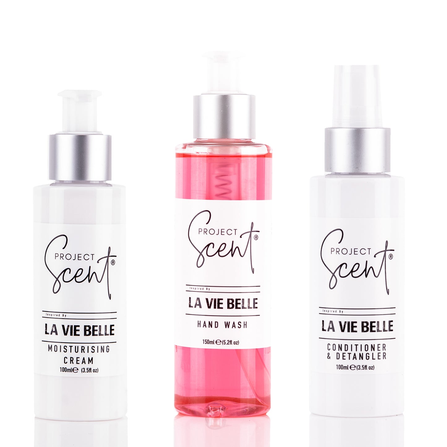 Moisture and Hair Care Bundle with moisturising cream leave in conditioner and hand wash