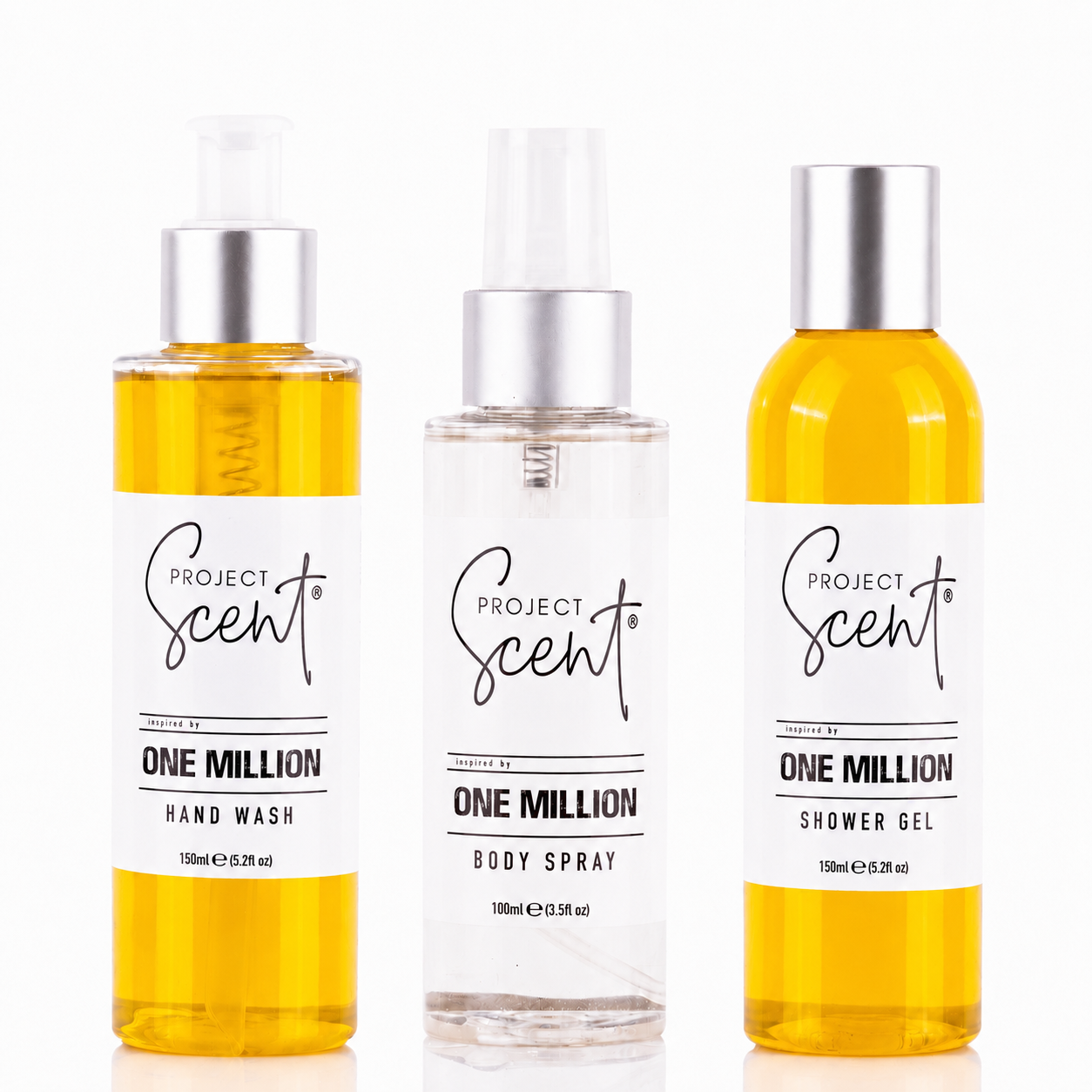One Million inspired scent layering bundle with matching shower gel hand wash and body spray