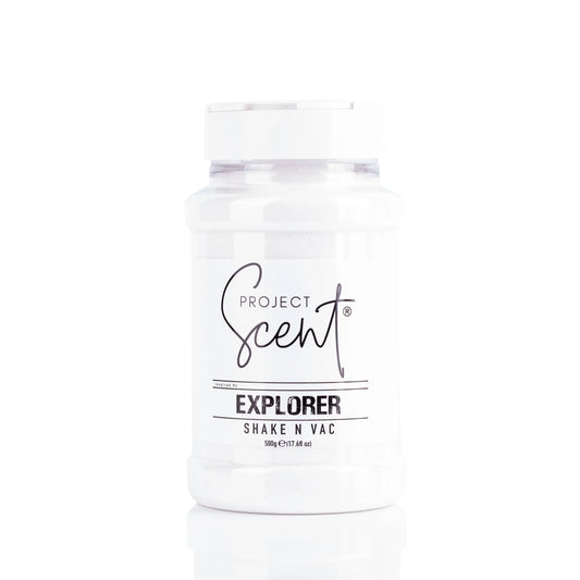 Explorer Inspired Shake N Vac 500g Project Scent