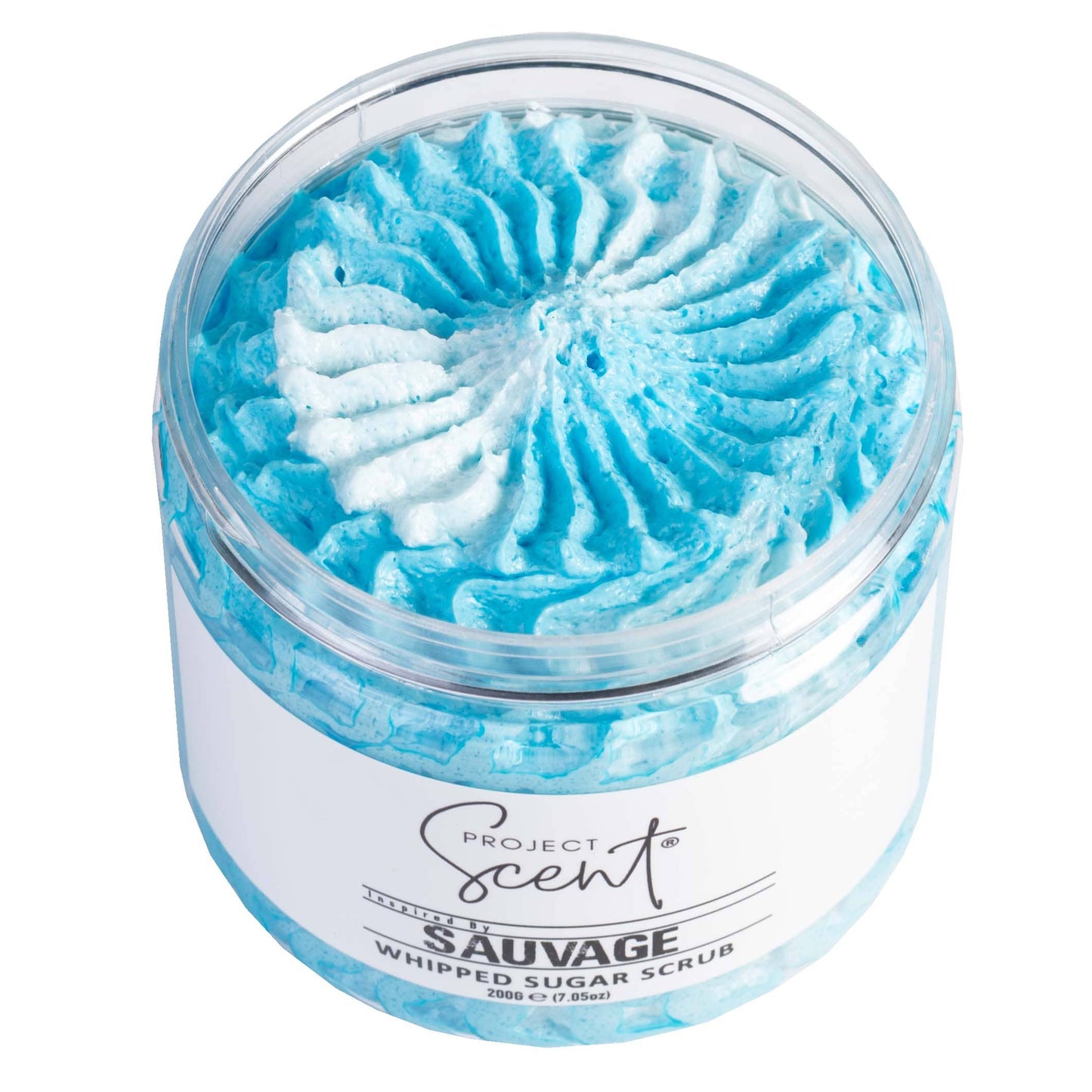 Sauvage Inspired Whipped Sugar Scrub With Vitamin E & Cocoa Butter 200g Project Scent