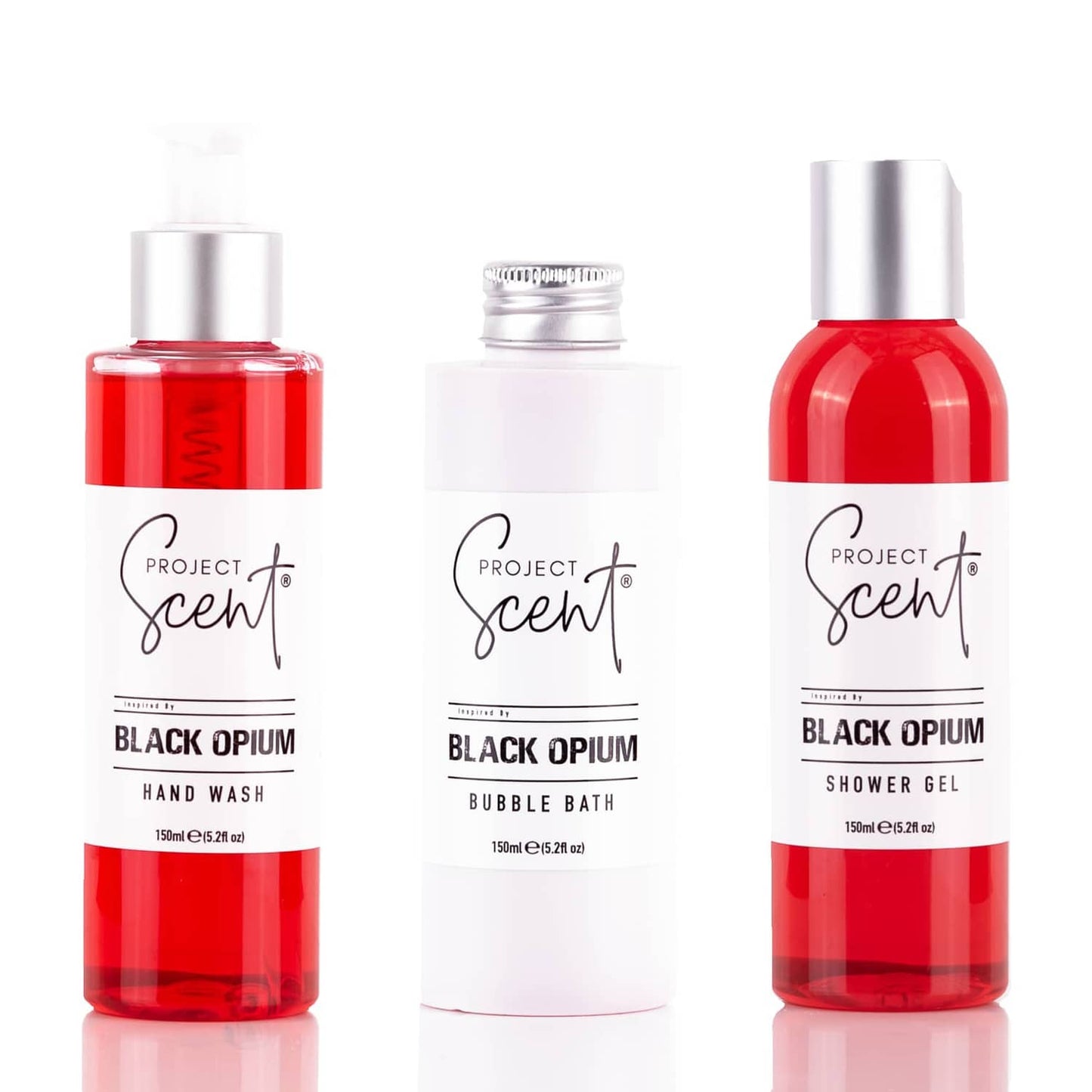 Black Opium Inspired Bath & Hand Bundle – Shower Gel, Hand Wash & Bubble Bath