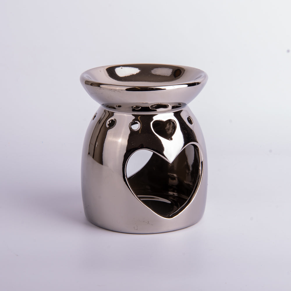 Chrome Heart Tea Light Wax Melt Burner | Home Fragrance
