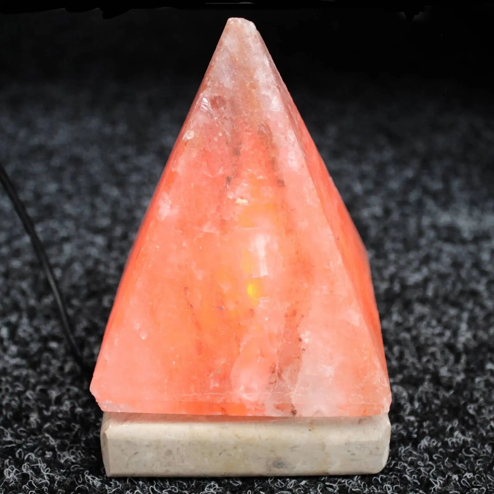 Quality USB Pyramid Salt Lamp 9 cm My Store