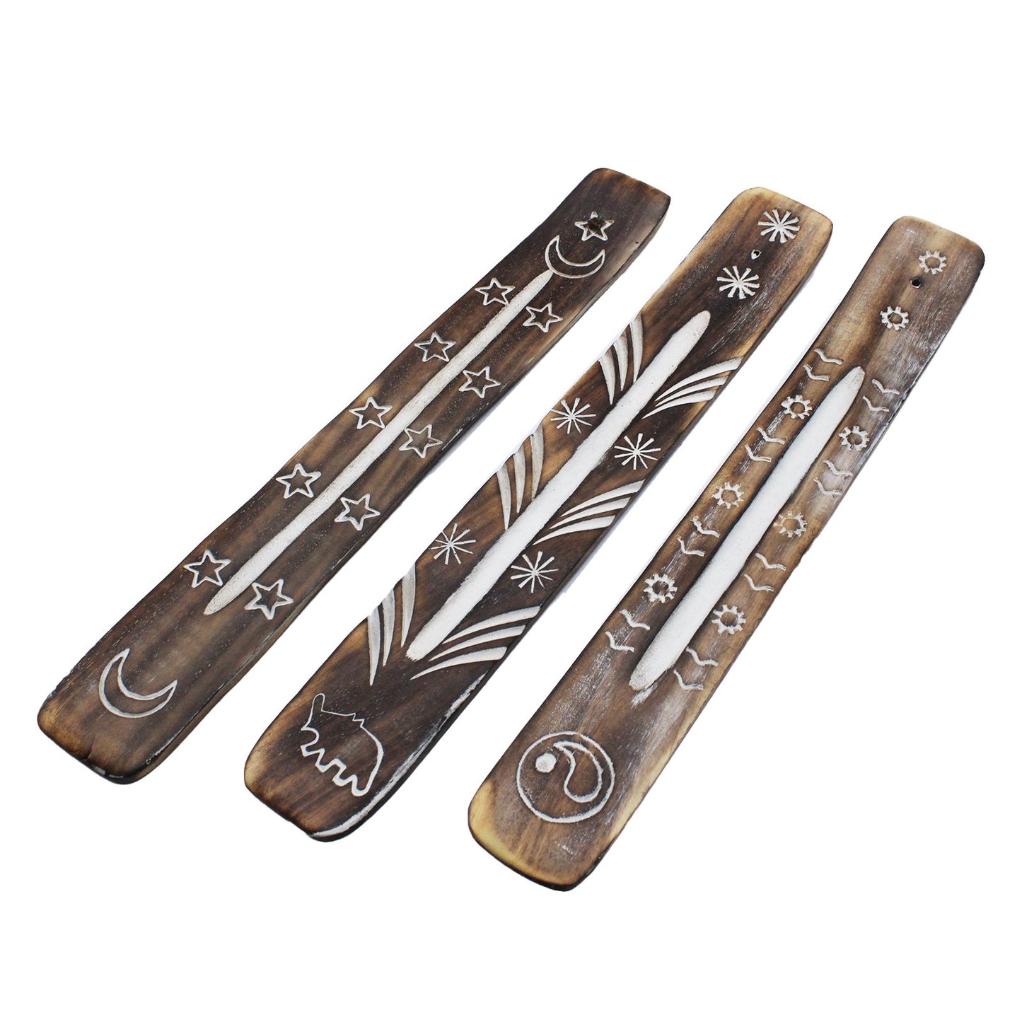 White Washed Incense Holder - Project Scent LTD