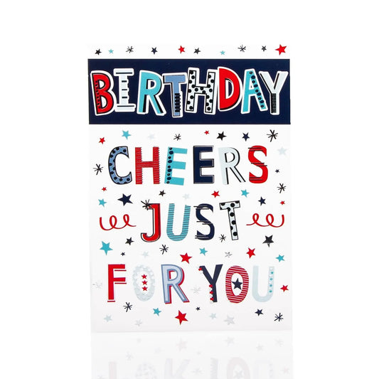 Cheers Just For You Birthday Card My Store