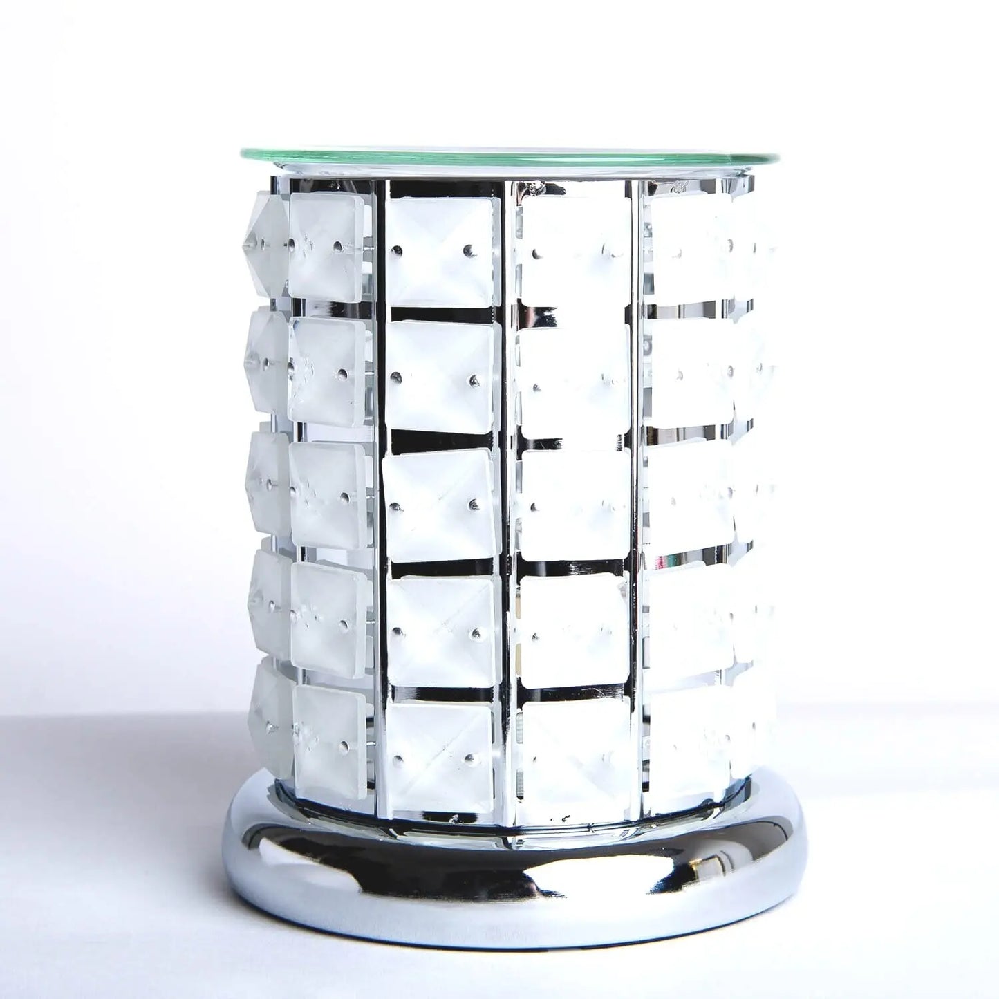 White Opaque Electric Crystal Burner AR1414 Aroma