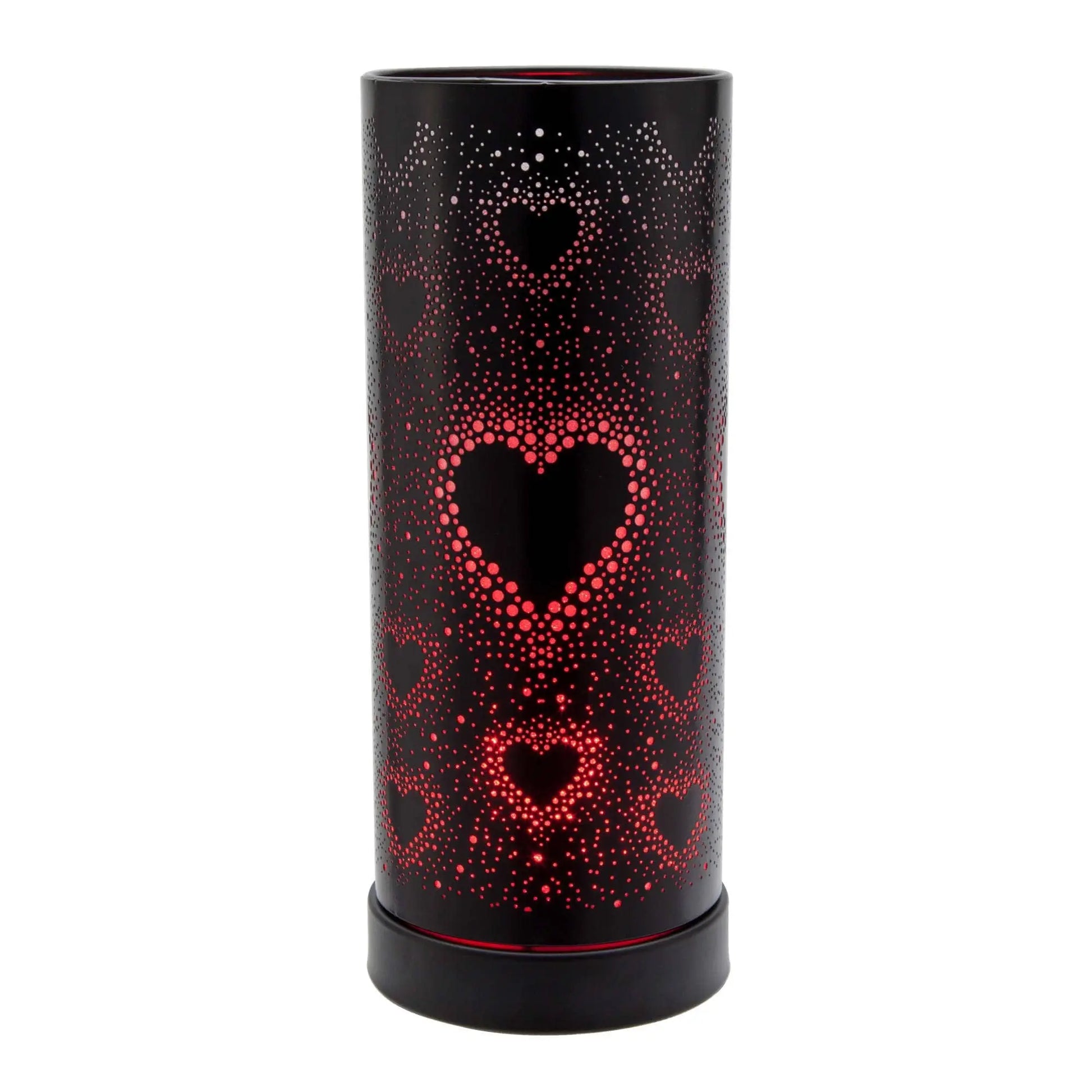 Electric Wax Melt Colour Changing Burner - Hearts Black L-7436WH Sense Aroma