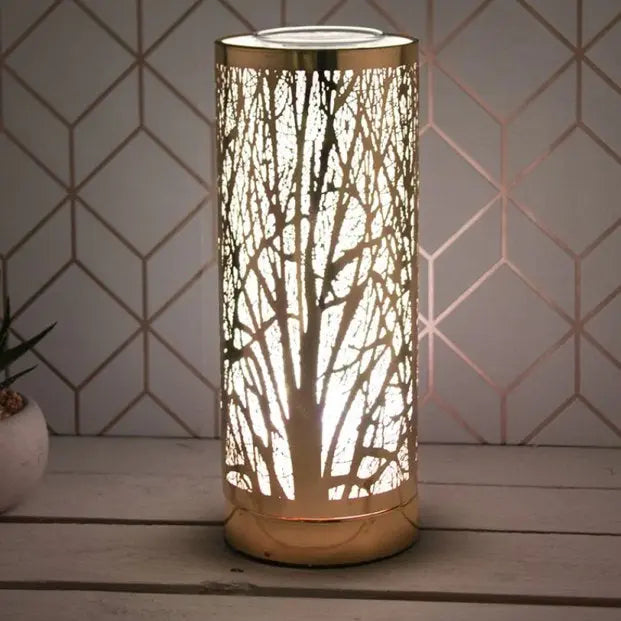 Electric Wax Melt Burner Gold Cylinder Tree Oil Warmer LP46139 Desire