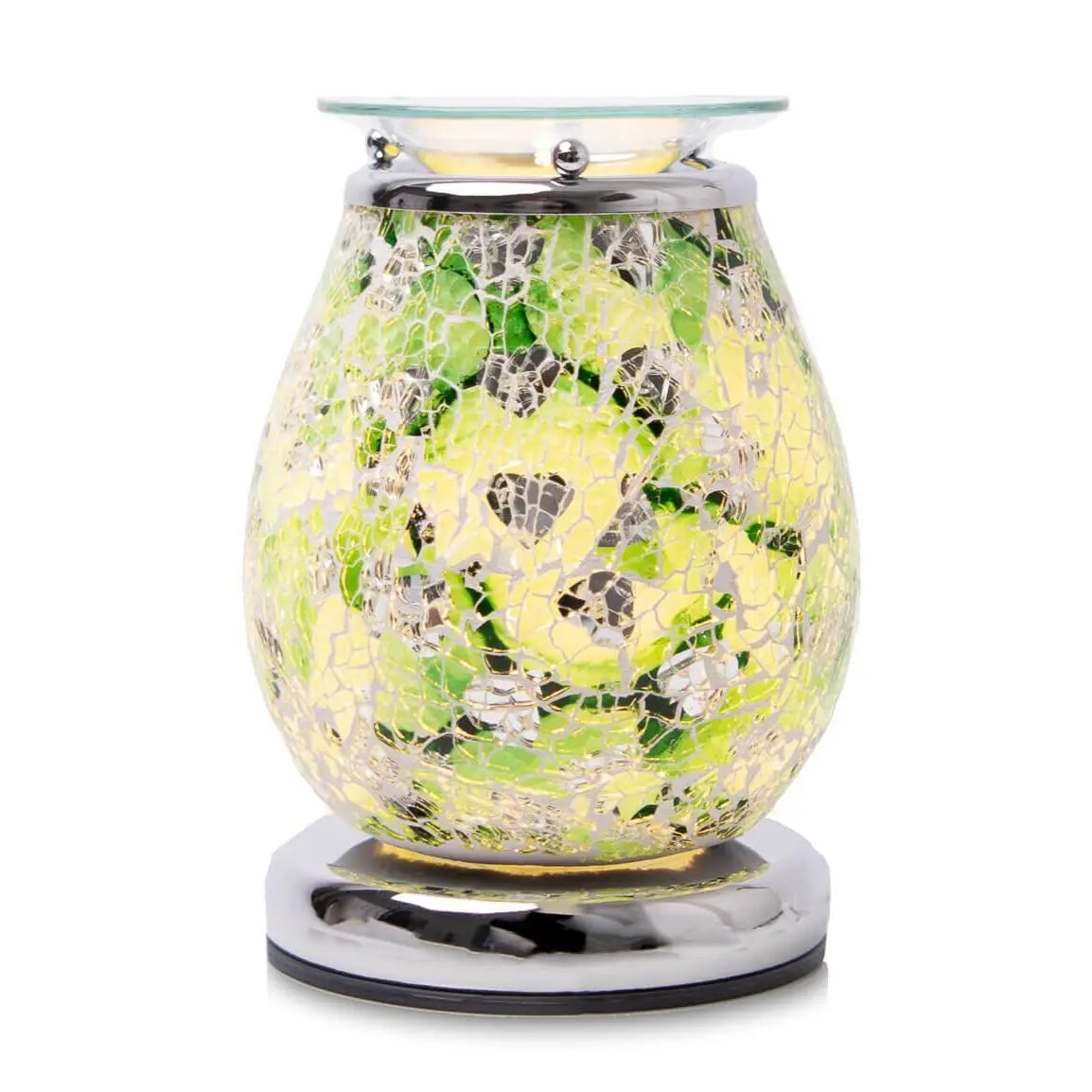 Green Mosaic Electric Wax Melt Burner AR1466 Aroma