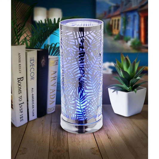 Colour Changing LED Aroma Lamp - Silver Fern L-744021