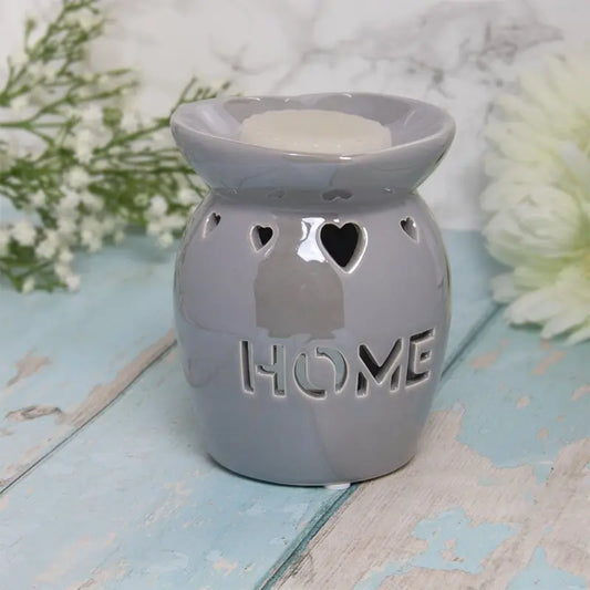 Grey Lustre Tea Light Wax Melt Burner LP47753 Desire
