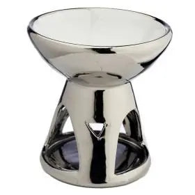 Chrome Tea Light Wax Melt Burner OB333B Desire