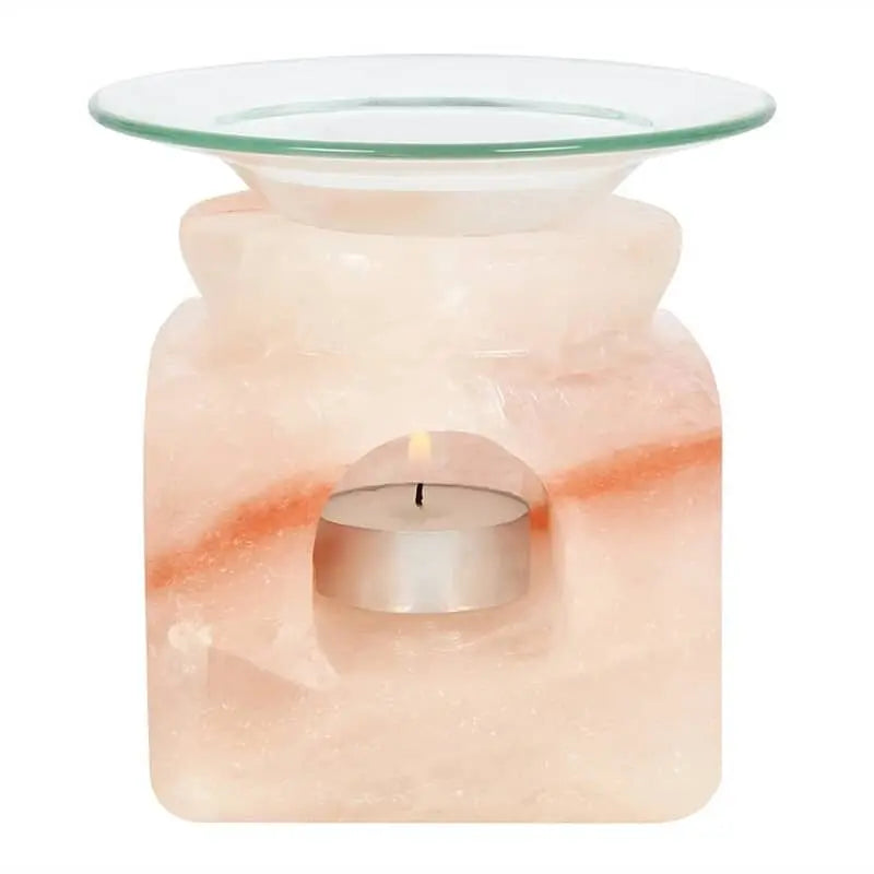 Cube Shaped Salt Oil Burner 2kg My Store