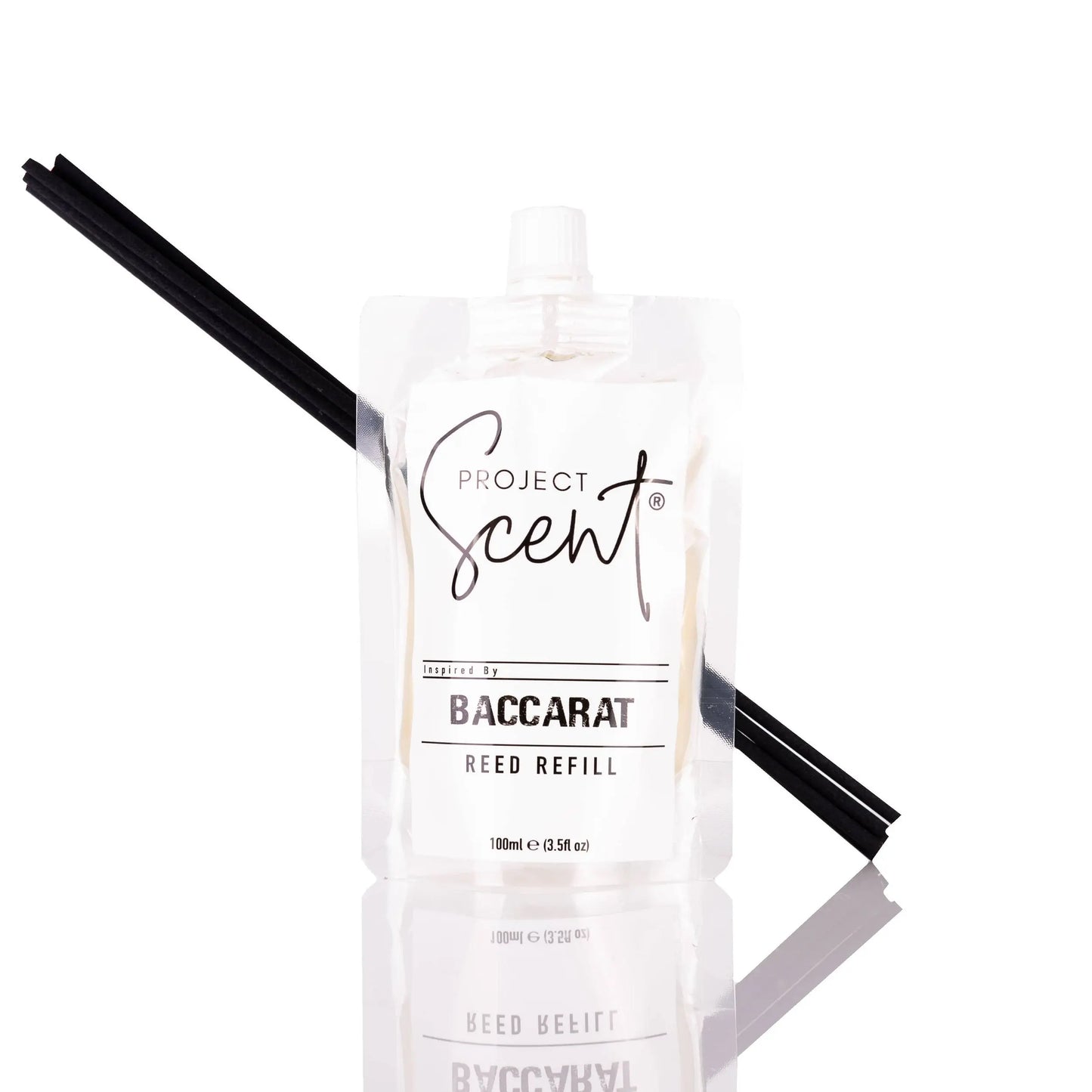 Baccarat Inspired Reed Diffusers Refill 100ml Project Scent