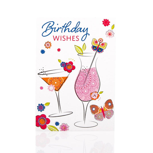 Happy Birthday Drink Card