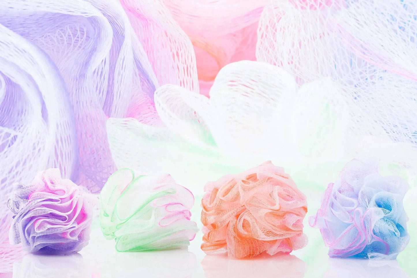 Ombre Body Scrub Pouf Project Scent