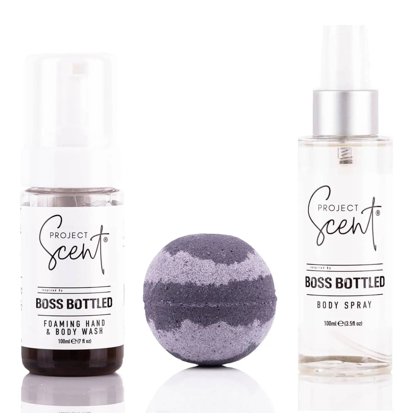 Bomb, Foamer & Body Spray Bundle Project Scent